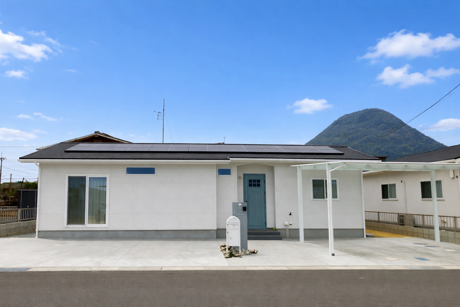 帰宅動線を重視した平屋