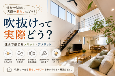 吹抜けって実際どう?