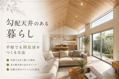 勾配天井のある暮らし