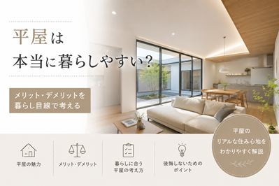 平屋は本当に暮らしやすい?