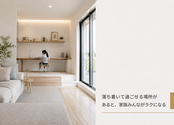 香川県で考える「落ち着いて過ごせる場所」のある家づくり|発達支援の視点から考える居場所づくり