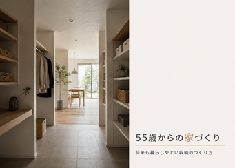 55歳からの家づくり｜将来も暮らしやすい収納のつくり方